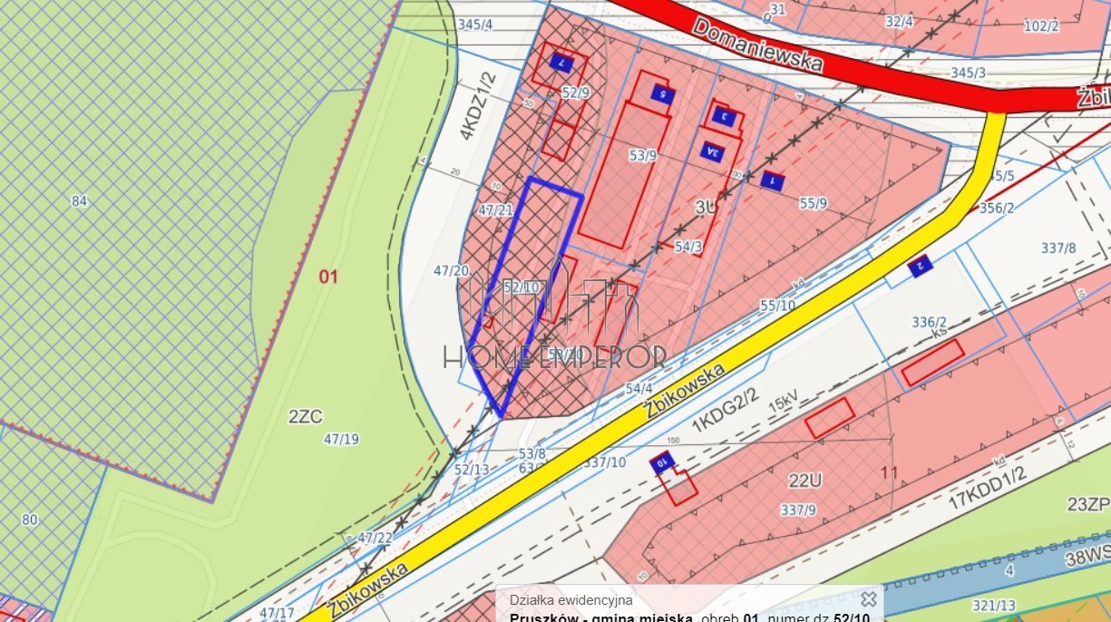 Działka komercyjna na sprzedaż Pruszków, Żbikowska  1 350m2 Foto 3