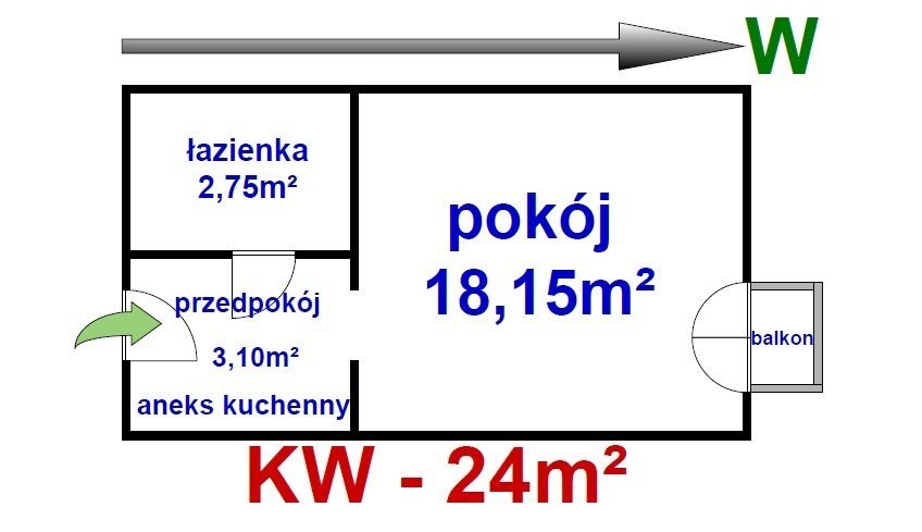 Kawalerka na sprzedaż Warszawa, Bielany, Szegedyńska  24m2 Foto 2