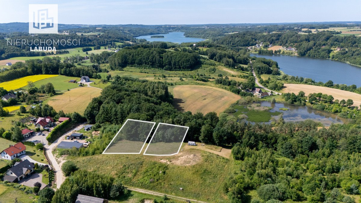 Działki budowlane z widokiem na jezioro w Ręboszewie polecam Ręboszewo  1 360m2 Foto 1