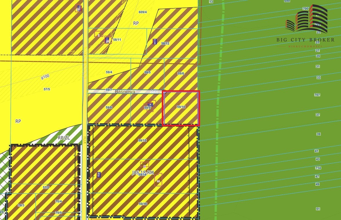 Działka 2038m2 z mediami, las, blisko Jastków Jastków, Baśniowa  2 038m2 Foto 1