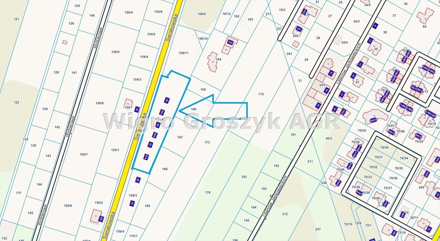 Polecam działkę 4000 m² z pozwoleniem na 6 domów w Dąbrowie Dąbrowa Zachodnia  4 000m2 Foto 1
