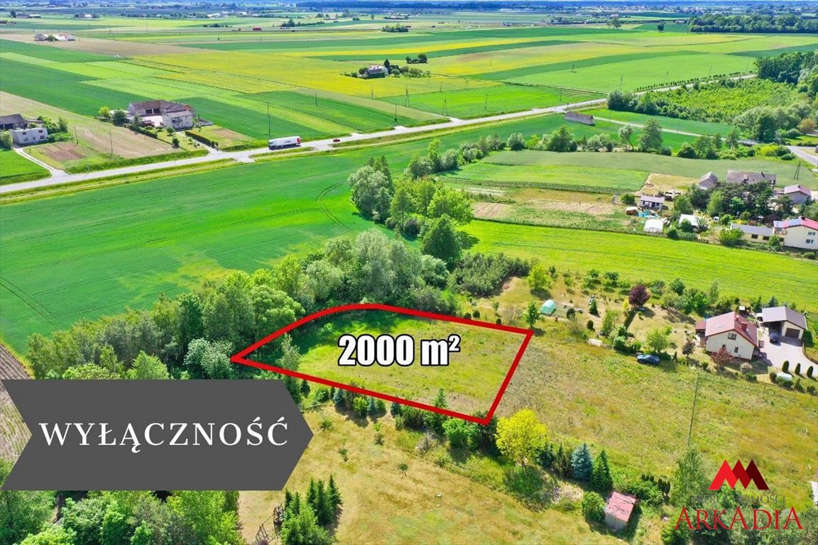 Działka 2000 m² w Łagiewnikach - spokój i natura. Łagiewniki  2 000m2 Foto 1
