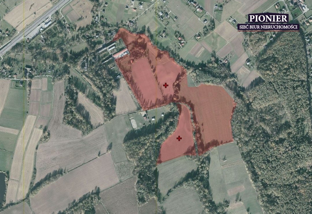 Działka usługowo-rolna 264,7 tys. m² z mediami w granicy Pogórze  264 743m2 Foto 1