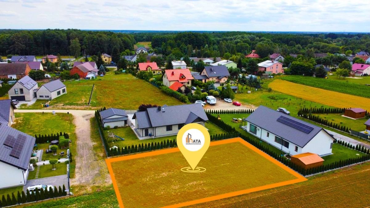 Działka budowlana na sprzedaż Brzezia Łąka  1 100m2 Foto 1