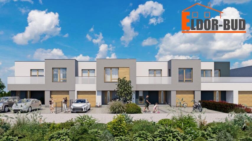 Nowoczesny dom 4 pokoi z garażem, osiedle Żeromskiego Ostrołęka, Stefana Żeromskiego  111m2 Foto 1