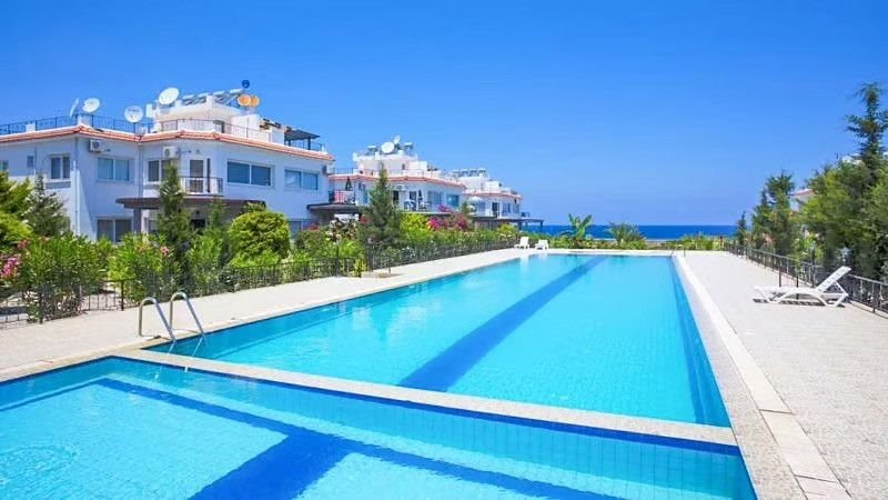 Mieszkanie 3-pokojowe z ogrodem, 100 m od morza Cypr, Lapta, Lapta  50m2 Foto 1