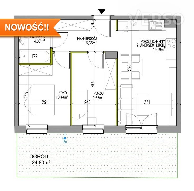 Mieszkanie trzypokojowe na sprzedaż Wrocław, Krzyki, Beaty Artemskiej  50m2 Foto 10