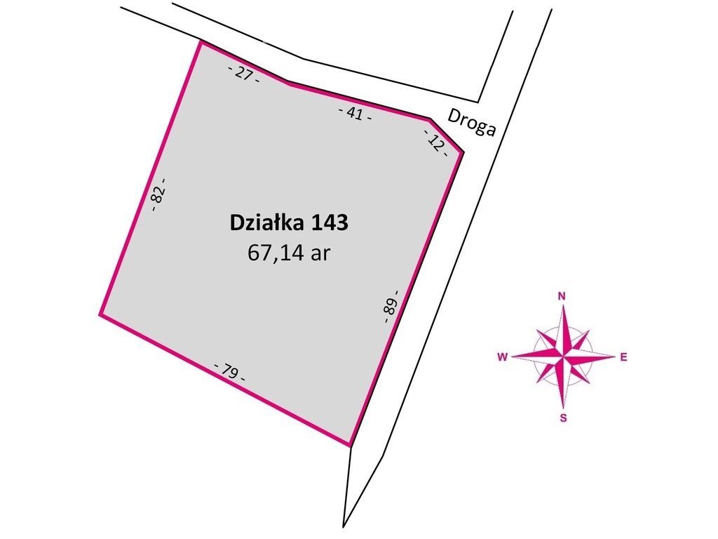 Działka budowlana na sprzedaż Maleniska  6 714m2 Foto 4