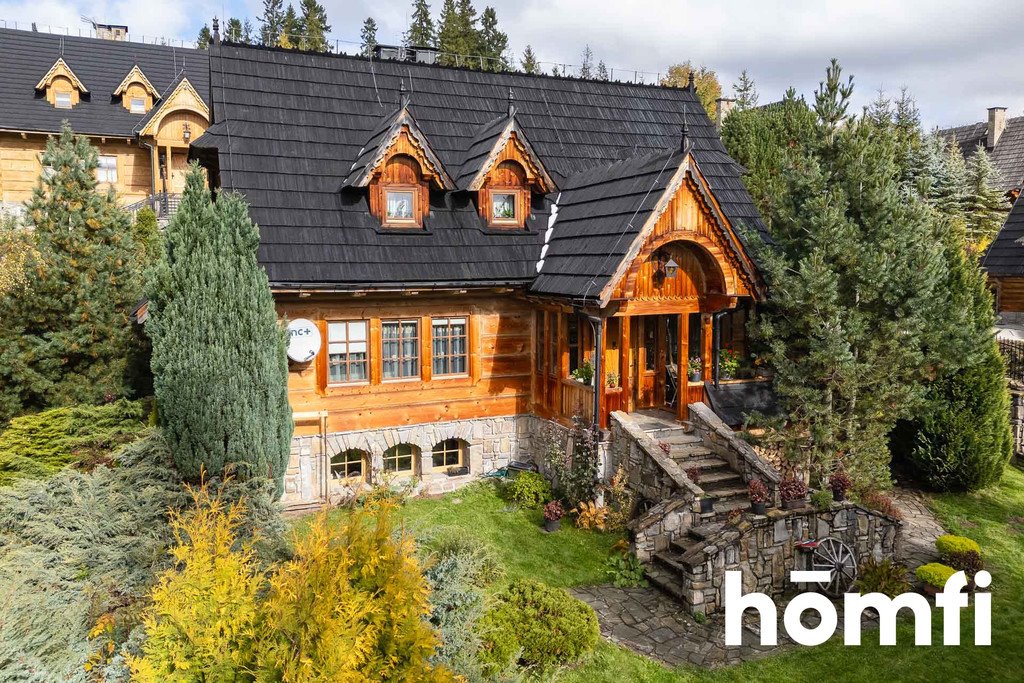 Urokliwy dom góralski 190 m2 z tarasem i ogrodem Gliczarów Górny, Jurzyste  190m2 Foto 1