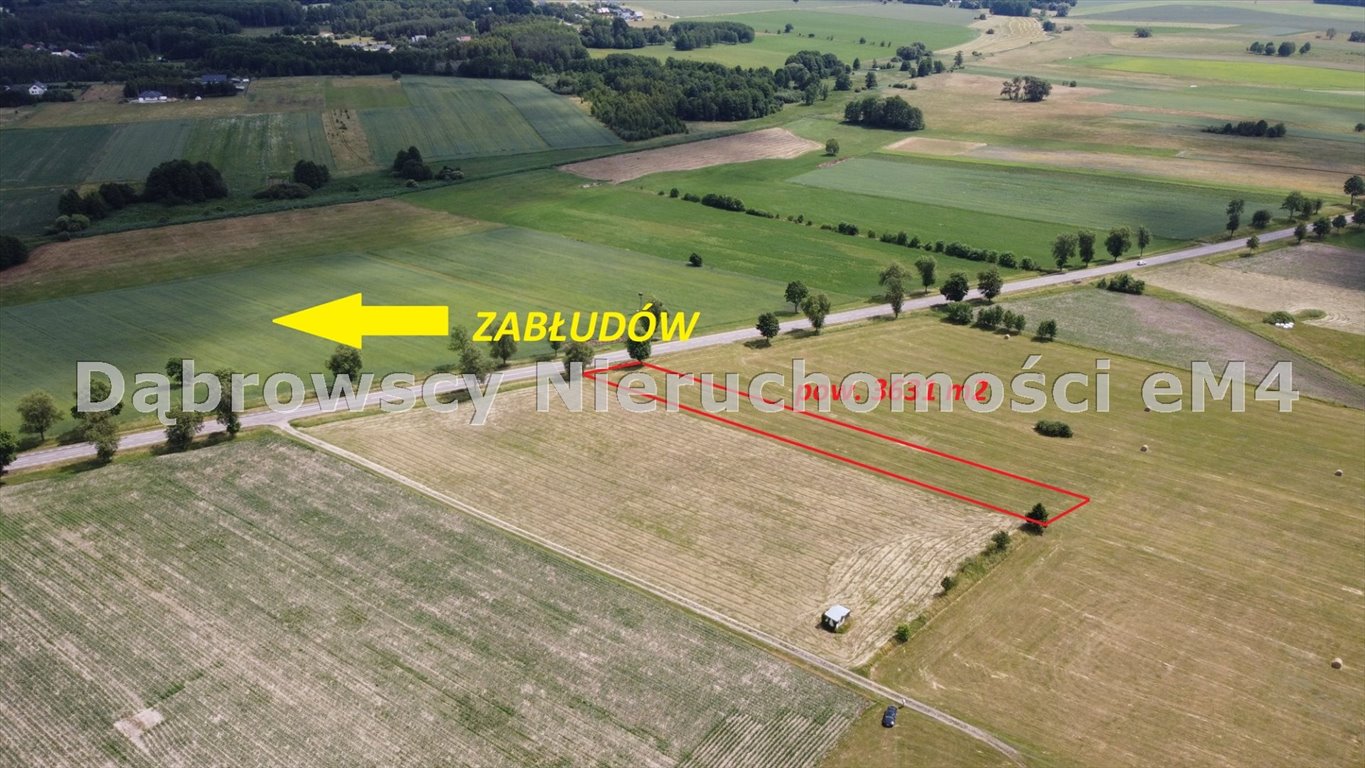 Działka inwestycyjna 3631 m2 przy DK 19 w Zabłudowie. Zabłudów, Zabłudów, Bielska  3 631m2 Foto 1