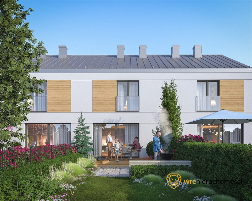 Do sprzedania dom w zabudowie szeregowej 86,3 m² z ogrodem i parkingiem Środa Śląska, Kolejowa  86m2 Foto 1