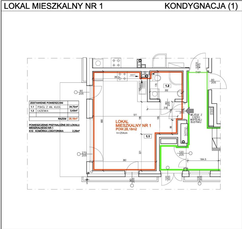 Kawalerka na sprzedaż Kraków, Bronowice, Smętna  28m2 Foto 9