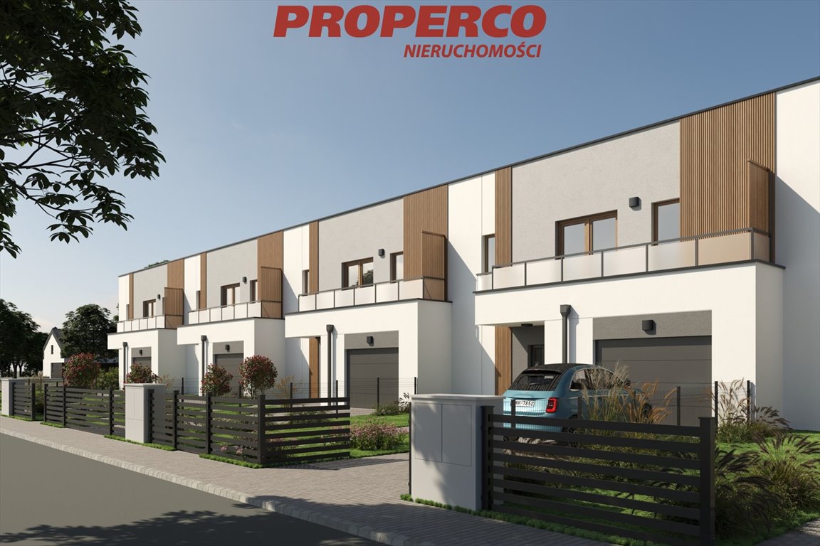 Nowoczesny dom szeregowy 143m2 z garażem i ogrzewaniem podłogowym Bilcza  144m2 Foto 1