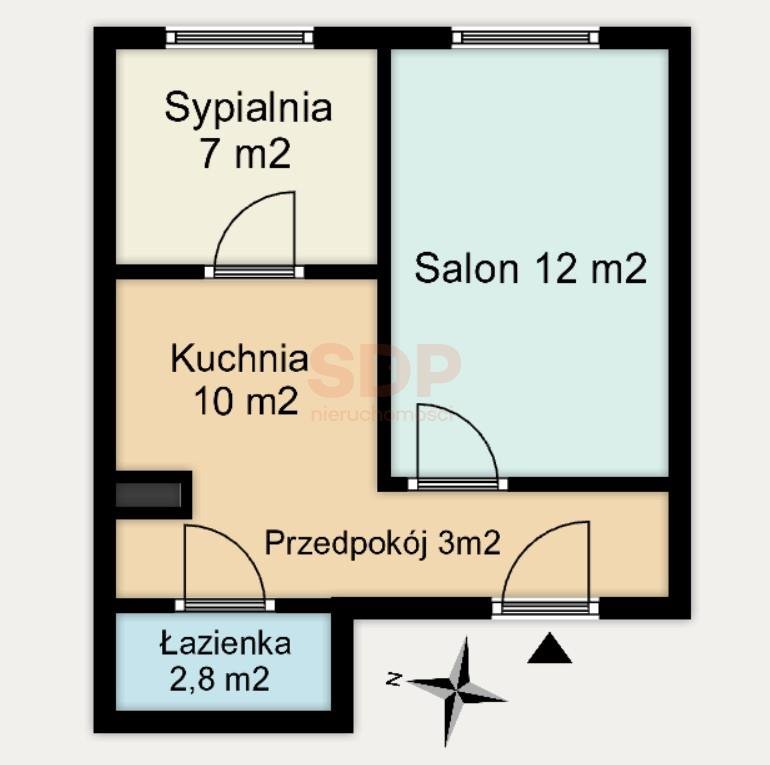 Mieszkanie dwupokojowe na sprzedaż Wrocław, Fabryczna, Nowy Dwór, Budziszyńska  35m2 Foto 7