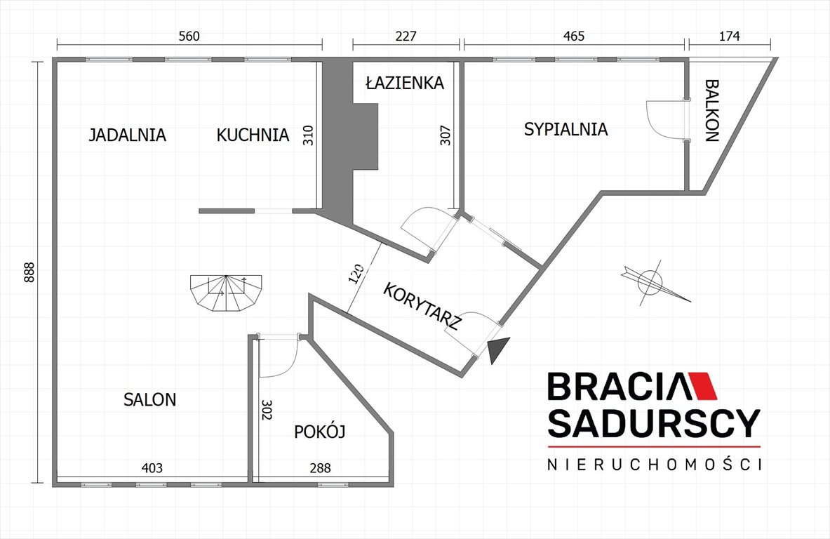 Mieszkanie czteropokojowe  na sprzedaż Kraków, Krowodrza, Żabiniec, Mikołaja Reja  75m2 Foto 3