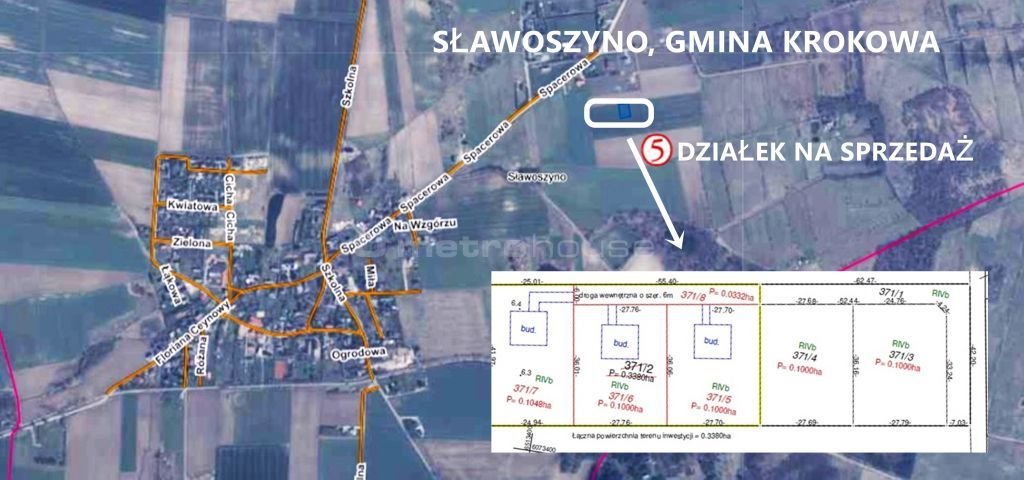 Działka budowlana na sprzedaż Sławoszyno, Spacerowa  1 000m2 Foto 2