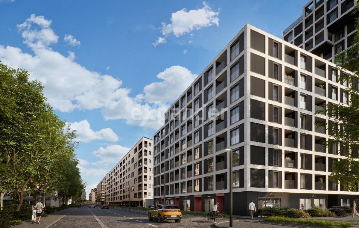 Nowoczesne 28 m² z loggią, blisko centrum Wrocławia Wrocław, Krzyki, Powstańców Śląskich  28m2 Foto 1