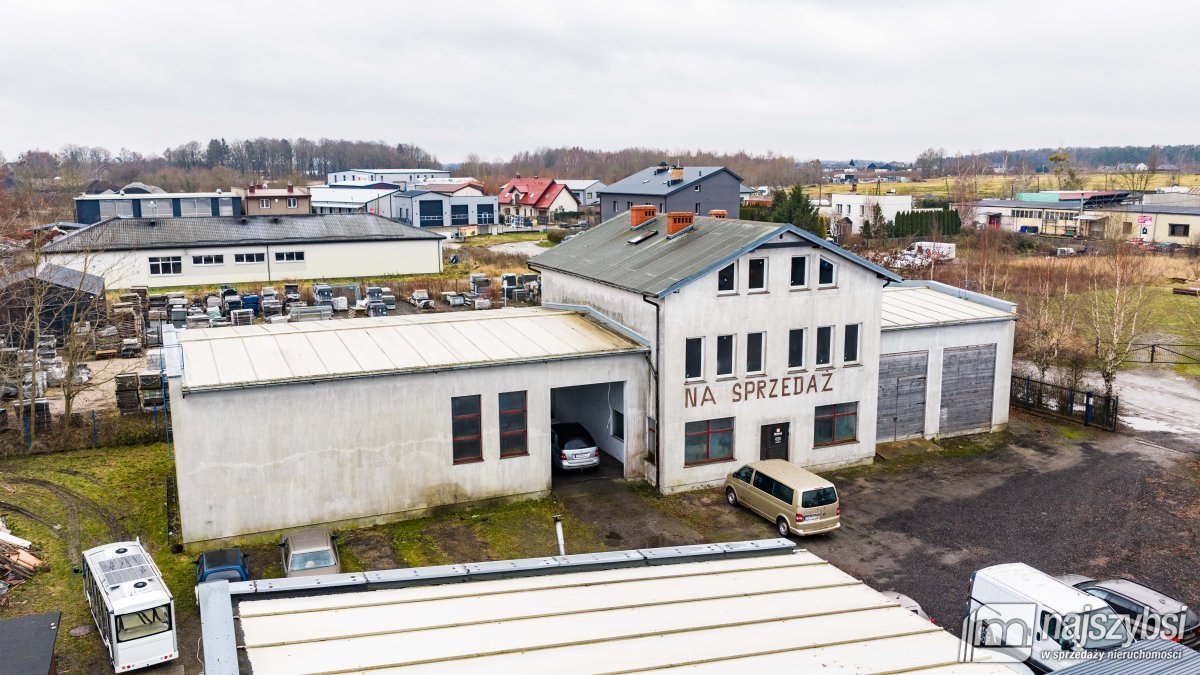 Obiekt magazynowo-biurowy 582 m² w Koszalinie (przy głównej drodze): Koszalin miasto