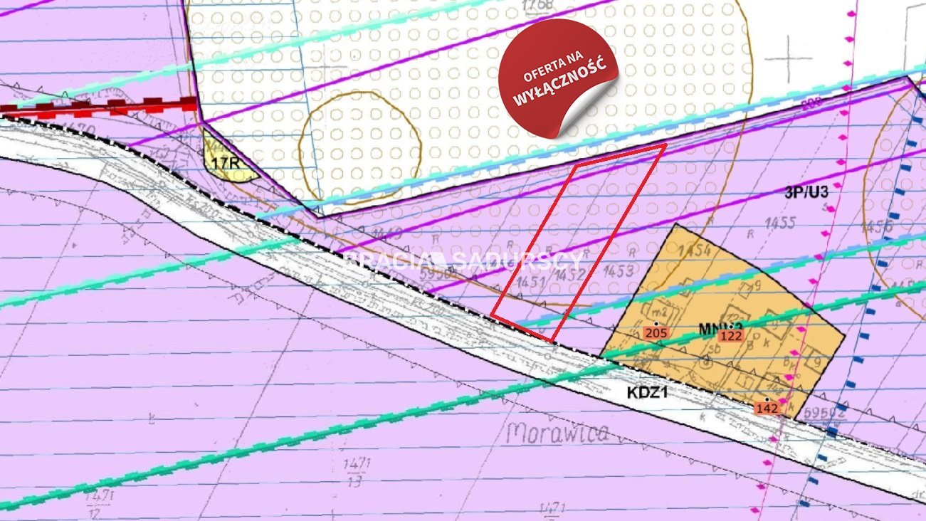 Działka inwestycyjna na sprzedaż Morawica  2 500m2 Foto 5