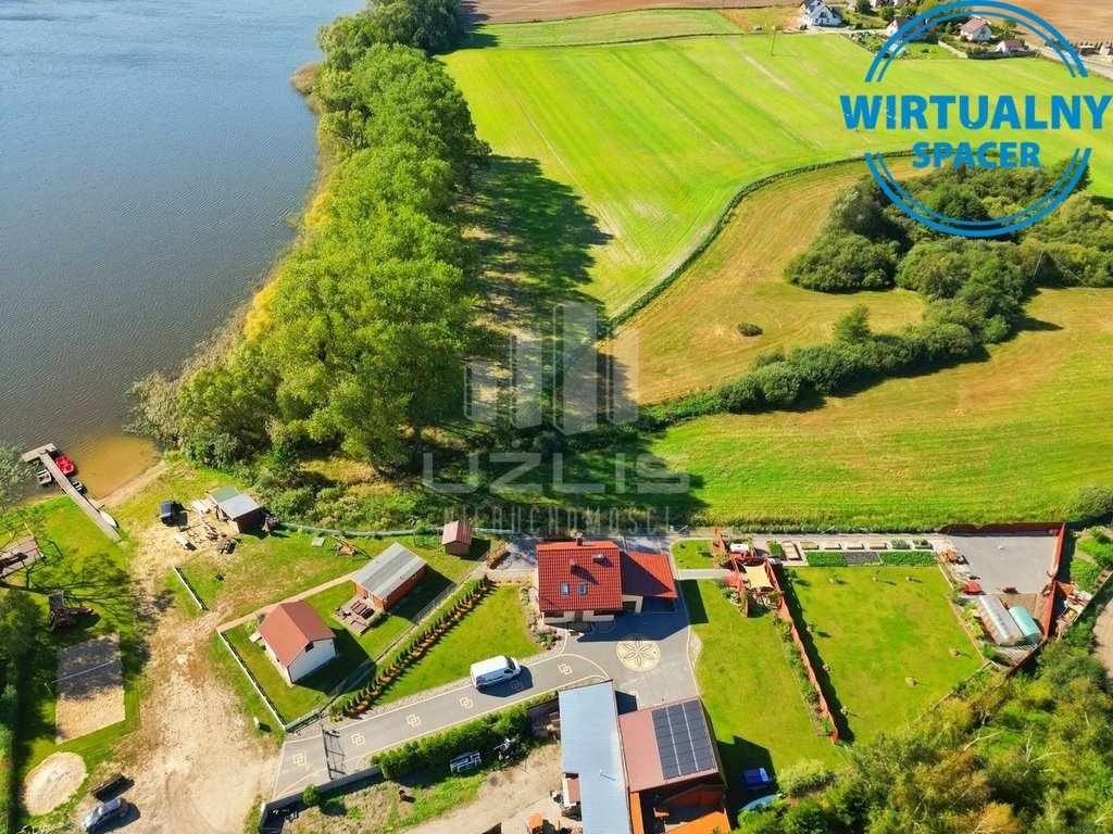 Dom z widokiem na jezioro, garaż, panele fotowoltaiczne zapraszam Semlin, Długa  110m2 Foto 1