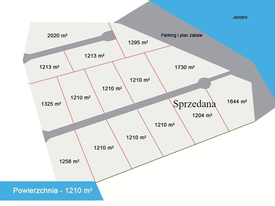 Działka budowlana na sprzedaż Okunino  1 325m2 Foto 2