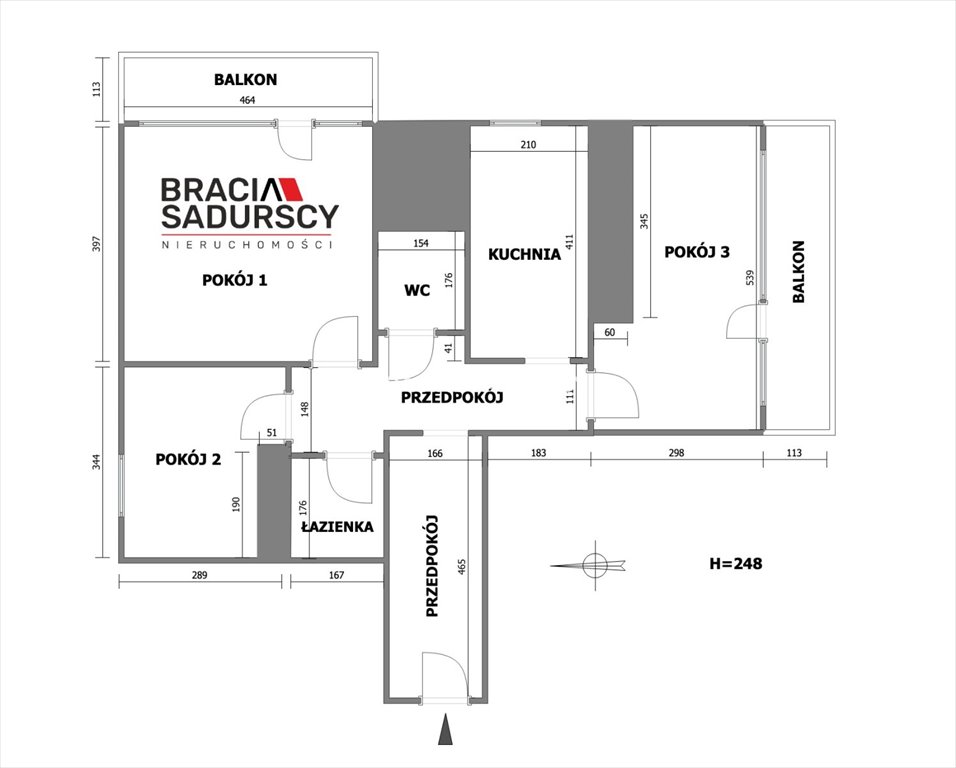 Mieszkanie trzypokojowe na sprzedaż Kraków, Podgórze Duchackie, Kurdwanów, Marii i Bolesława Wysłouchów  68m2 Foto 18