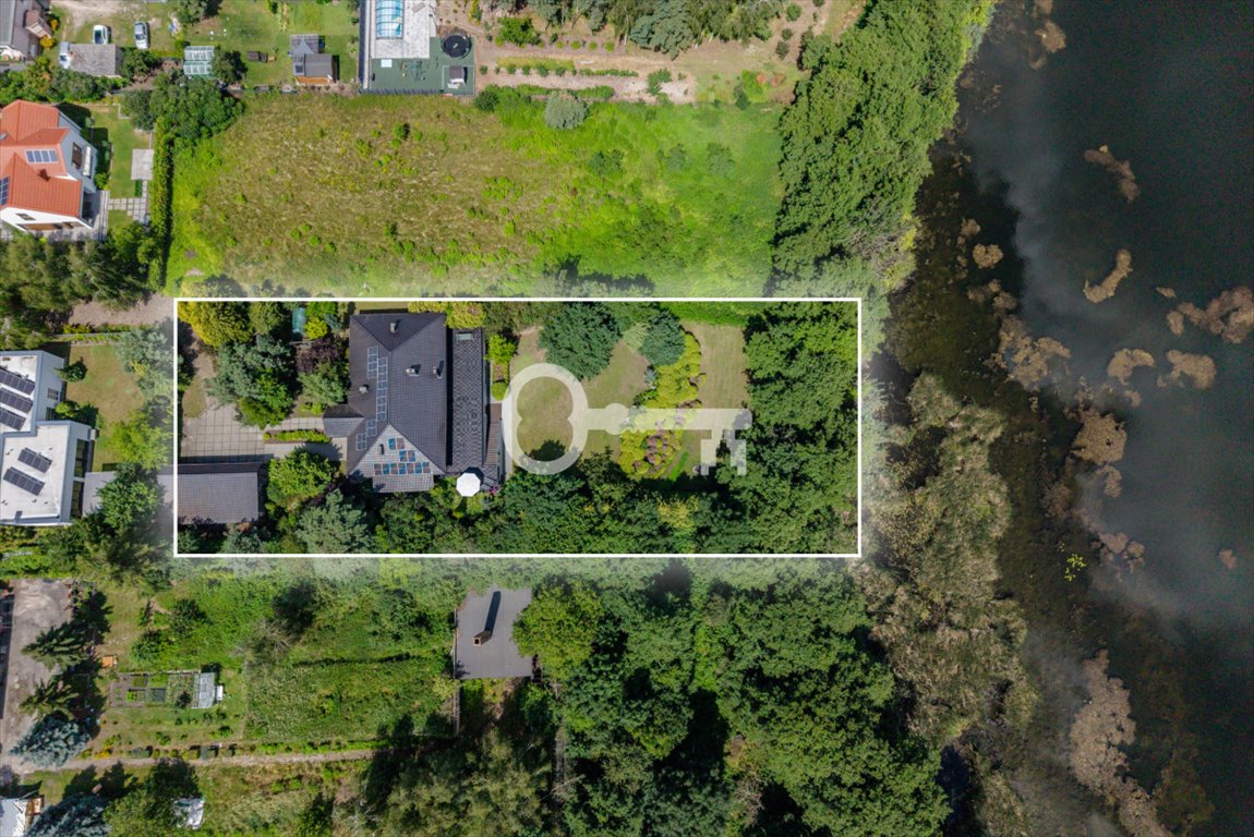 Dom z linią jeziora, taras 135 m², garaż 4 auta Rosnówko, Nowa  307m2 Foto 1