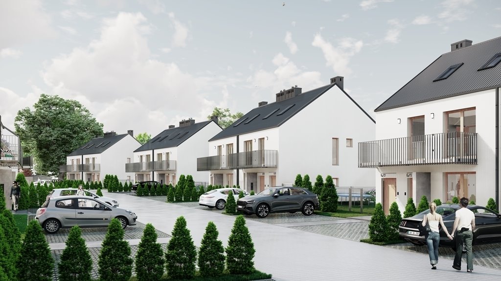 Nowoczesne 3-pokojowe z poddaszem i balkonem, stan deweloperski Zaczernie  77m2 Foto 1