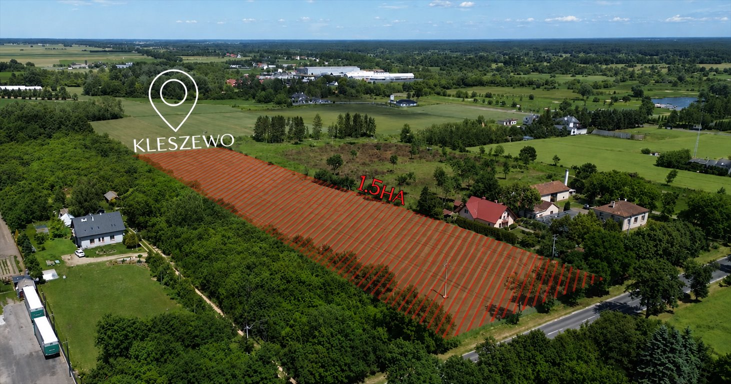 Działka rolna 1,49 ha z dostępem do mediów - polecam! Pułtusk, kleszewo, kleszewo  14 881m2 Foto 1
