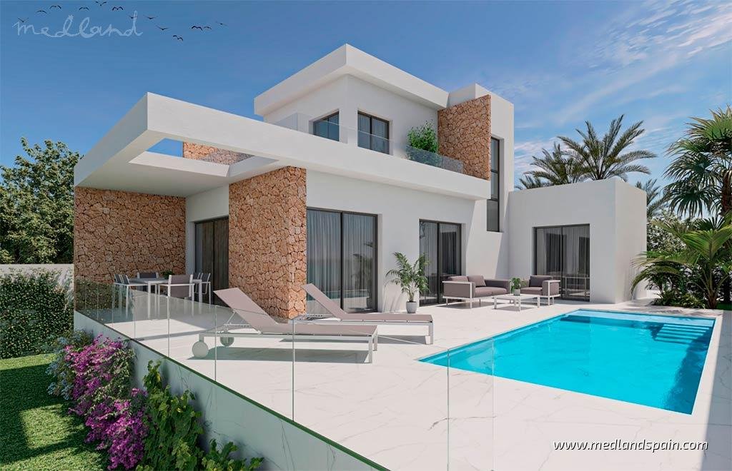 Nowoczesna villa z basenem i tarasem 247 m² w La Marina Hiszpania, La Marina  247m2 Foto 1