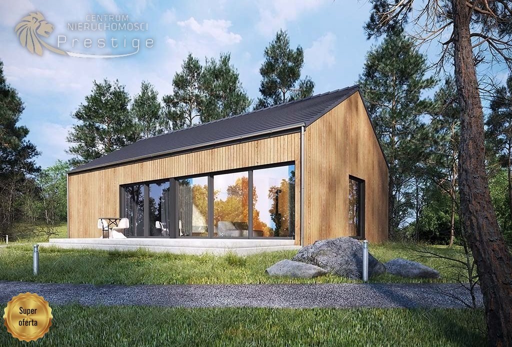 Na sprzedaż działka budowlana 872 m² z projektem domu w Przezchlebiu Przezchlebie  872m2 Foto 1