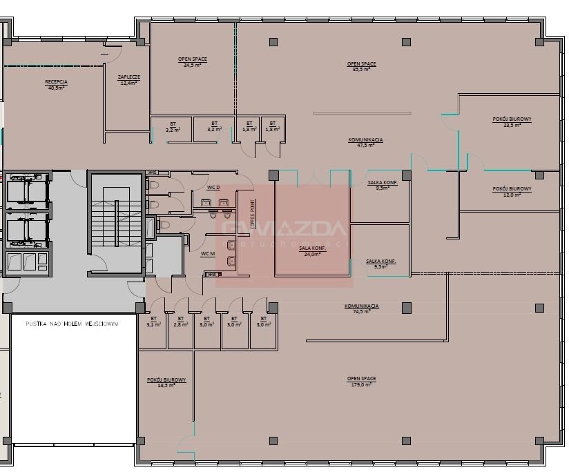 Lokal użytkowy na wynajem Warszawa, Śródmieście  630m2 Foto 4