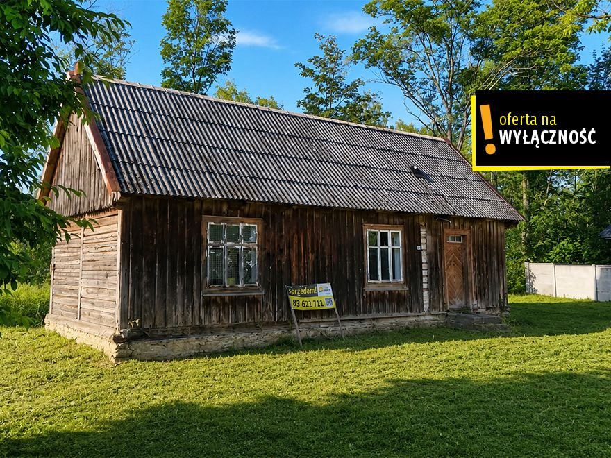 Urokliwy dom z bala sosnowego 60 m² w cichej wsi zapraszam Drugnia  60m2 Foto 1