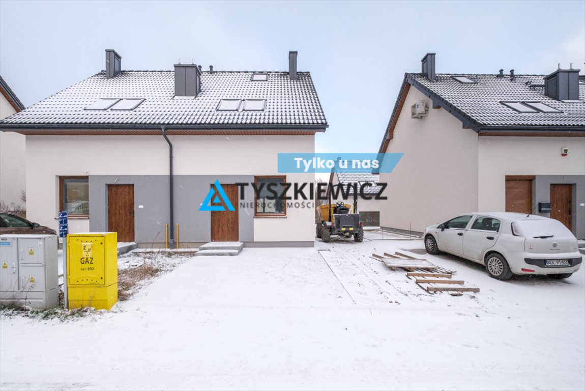 Nowoczesny dom bliźniak 90 m2 z ogrodem, gotowy do własnej aranżacji Kłodawa, Mściwoja  90m2 Foto 1