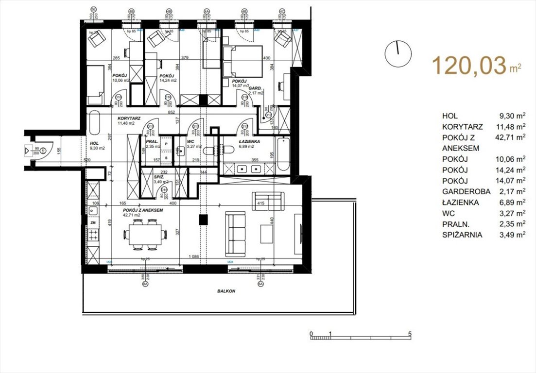 Mieszkanie czteropokojowe  na sprzedaż Lublin, Śródmieście  120m2 Foto 1