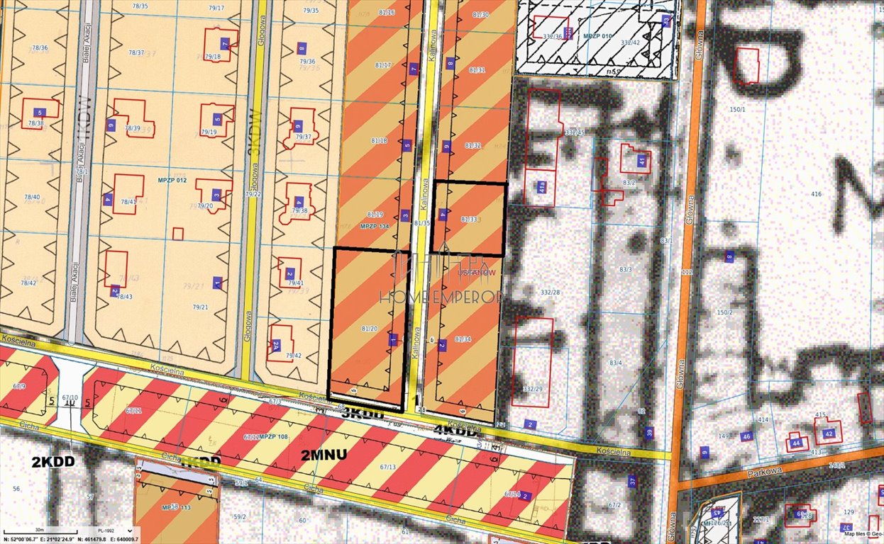 Działka budowlana na sprzedaż Ustanów, Kościelna  2 100m2 Foto 1