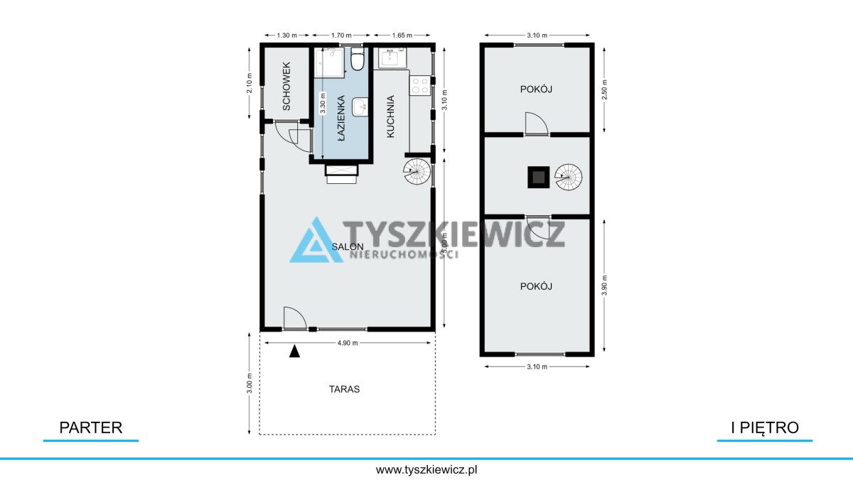 Dom na sprzedaż Studzienice, Jeziorne  49m2 Foto 3