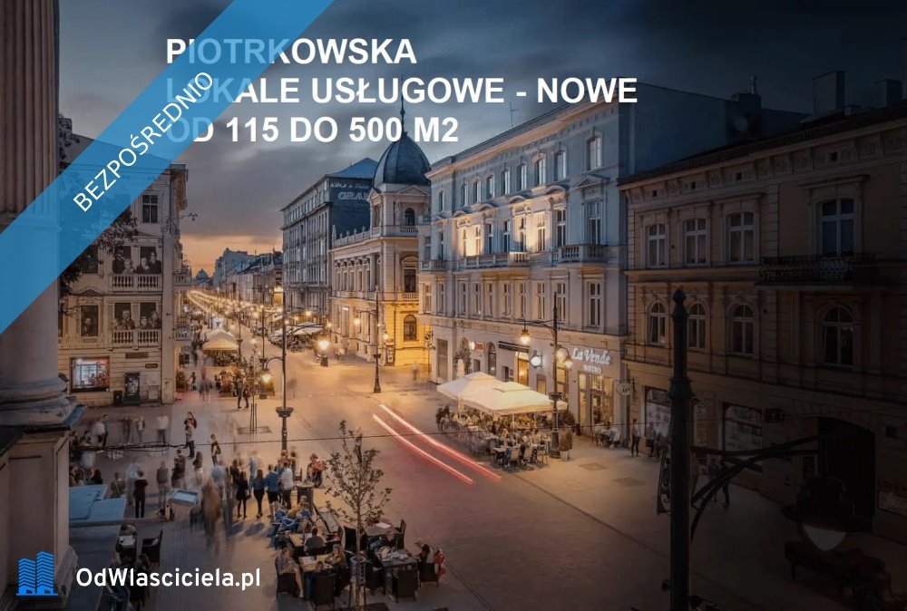 Lokal użytkowy na sprzedaż Łódź, Śródmieście, Piotrkowska  115m2 Foto 1