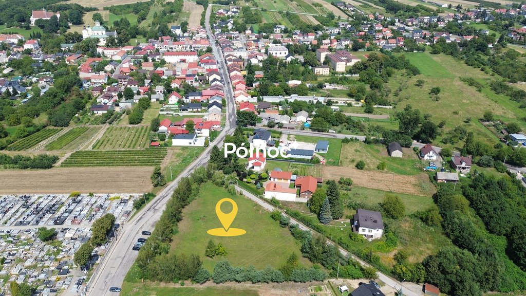 Przestronna działka 5543 m² z mediami, spokojna okolica Klimontów, Osiecka  5 543m2 Foto 1