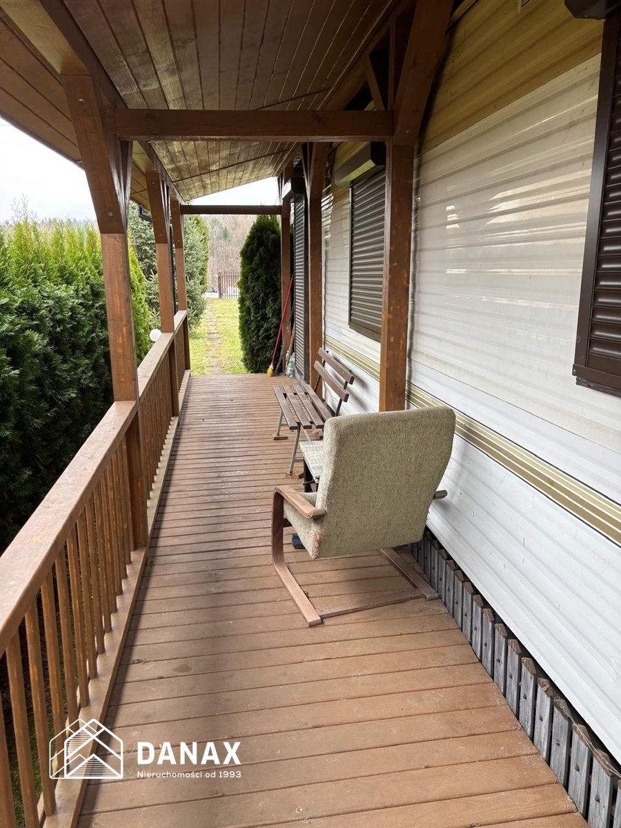 Działka z domkiem holenderskim, ogrodzona, 7 arów Łomna  700m2 Foto 1