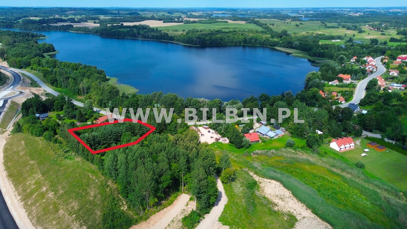 Sprzedam działkę 3373 m² z warunkami zabudowy nad jeziorem Gąski  3 373m2 Foto 1