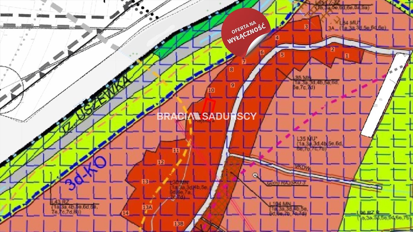 Działka budowlana na sprzedaż Rajsko  812m2 Foto 4