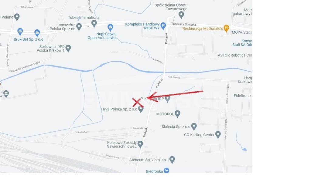 Polecam dużą działkę 2200 m² do wynajęcia w Krakowie Rybitwy Kraków, Rybitwy, Rybitwy  2 200m2 Foto 1
