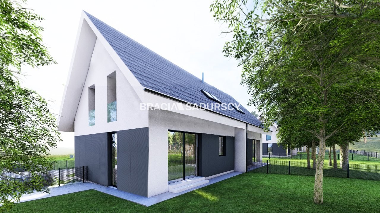 Dom bliźniak z premium, ogrzewanie podłogowe, las Zabierzów, Konwaliowa  109m2 Foto 1