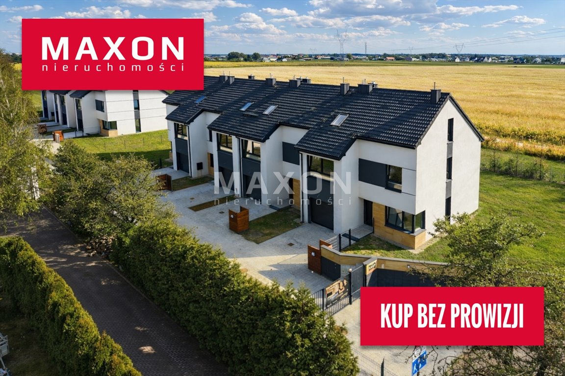 Nowoczesny segment 176 m² z ogrodem i garażem (bez prowizji) Zielonki-Parcela  176m2 Foto 1