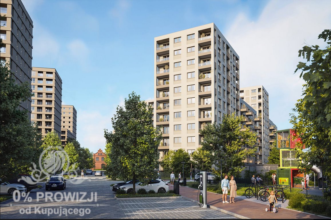 Nowoczesne mieszkanie 39m2 z balkonem, Smart House, Krzyki Wrocław, Krzyki, Przedmieście Oławskie  39m2 Foto 1