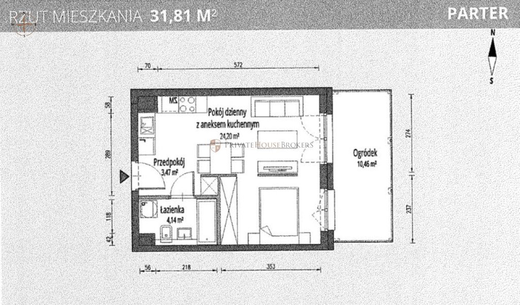 Mieszkanie dwupokojowe na sprzedaż Kraków, Czyżyny, Czyżyny, Romana Ciesielskiego  32m2 Foto 17