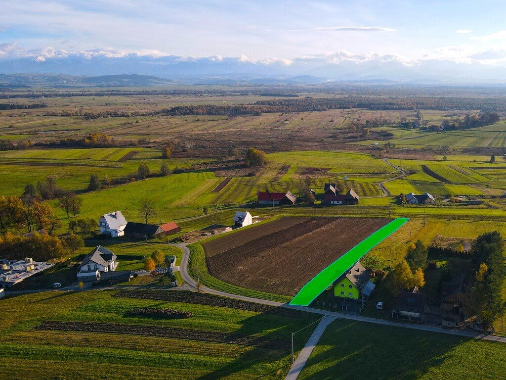 Sprzedam działkę budowlaną 1472 m² z widokiem na Tatry Odrowąż  1 472m2 Foto 1