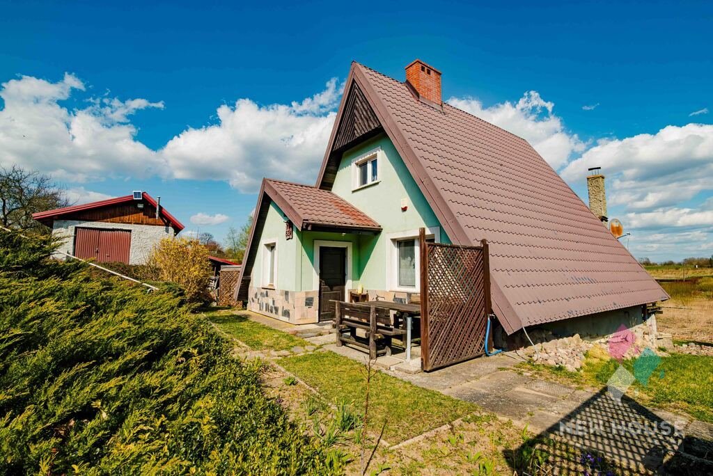 Urokliwy dom na dużej działce z stawem i lasami Grom  88m2 Foto 1