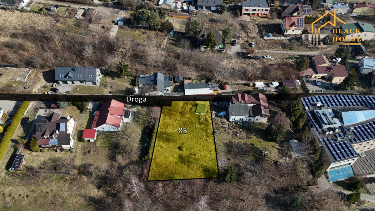 Działka budowlana 1069 m² w Sławinie, blisko Ogrodu Botanicznego Lublin, Sławin, Północna  1 069m2 Foto 1